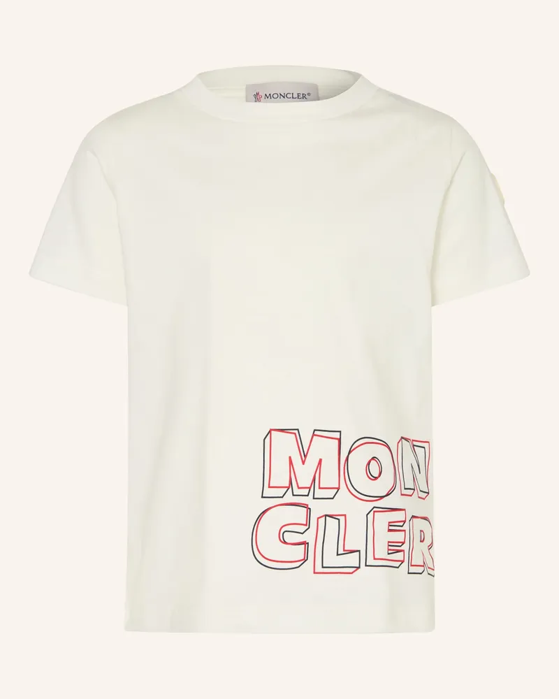 Moncler T-Shirt weiss Creme
