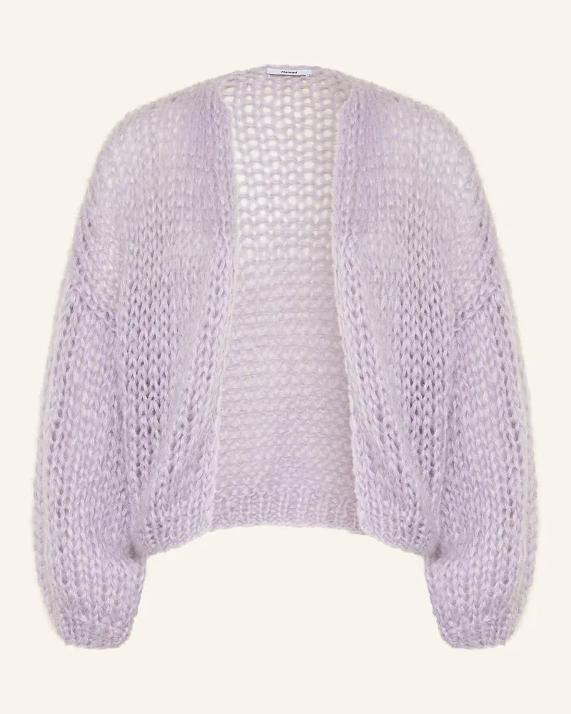 MAIAMI Srtrickhülle mit Mohair Helllila