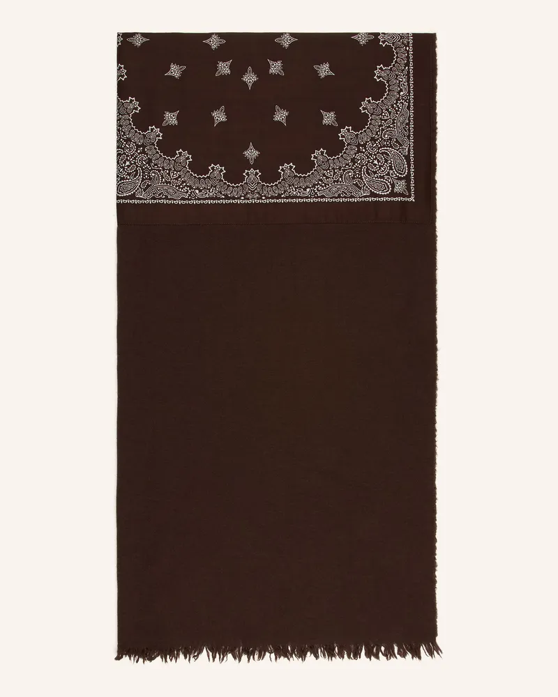 Destin Cashmere-Schal braun Dunkelbraun