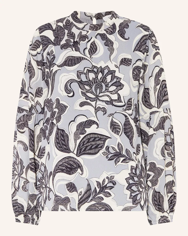 COMMA Blusenshirt Blaugrau