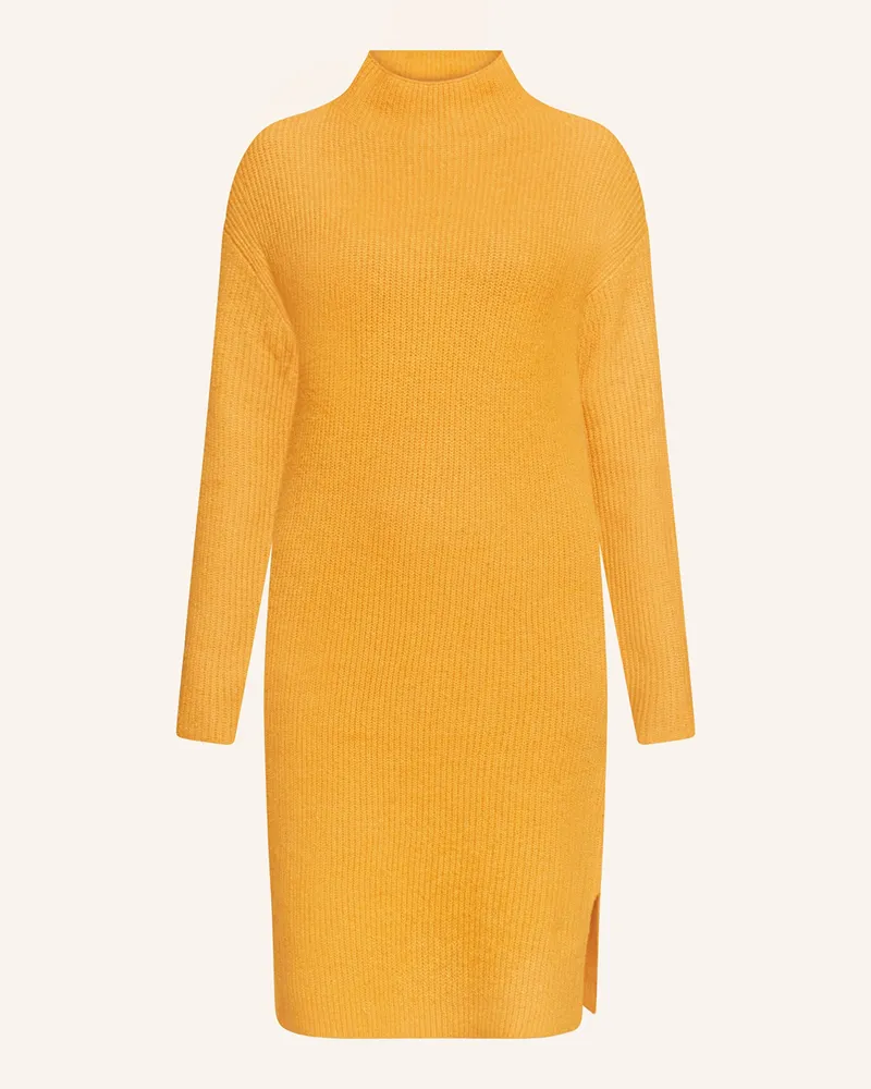 Cartoon Strickkleid Dunkelgelb