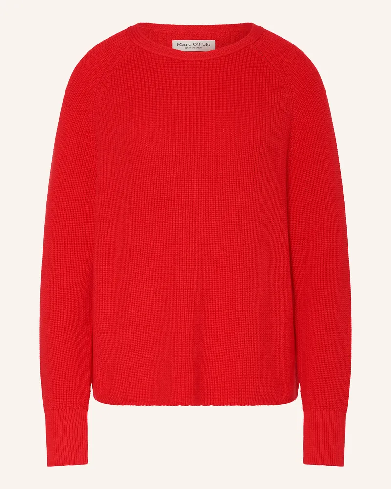 Marc O'Polo Pullover rot Rot