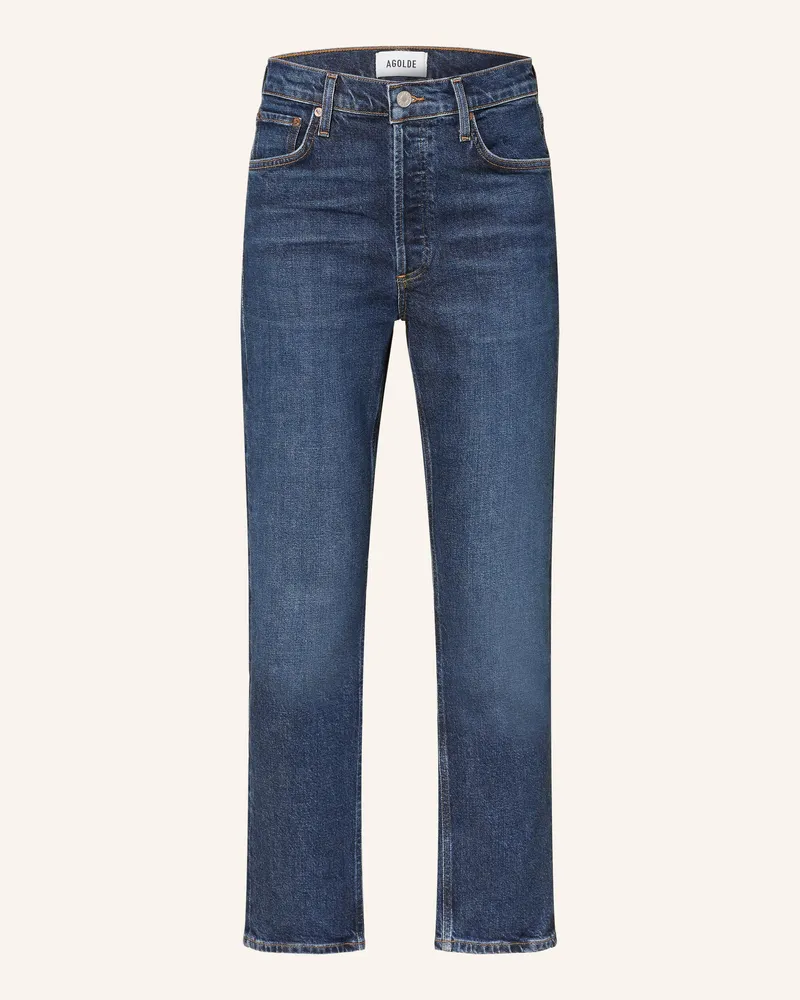 AGOLDE Straight Jeans Riley Long blau Divided