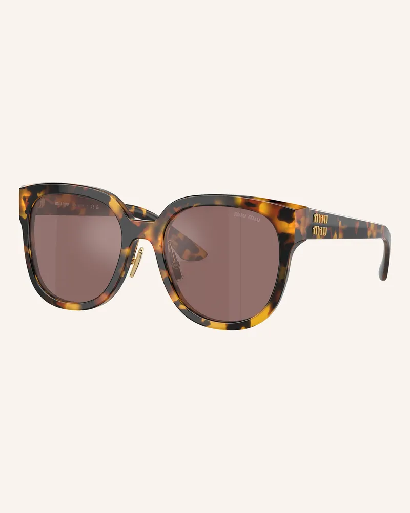 Miu Miu Sonnenbrille 1zs braun Vau70d