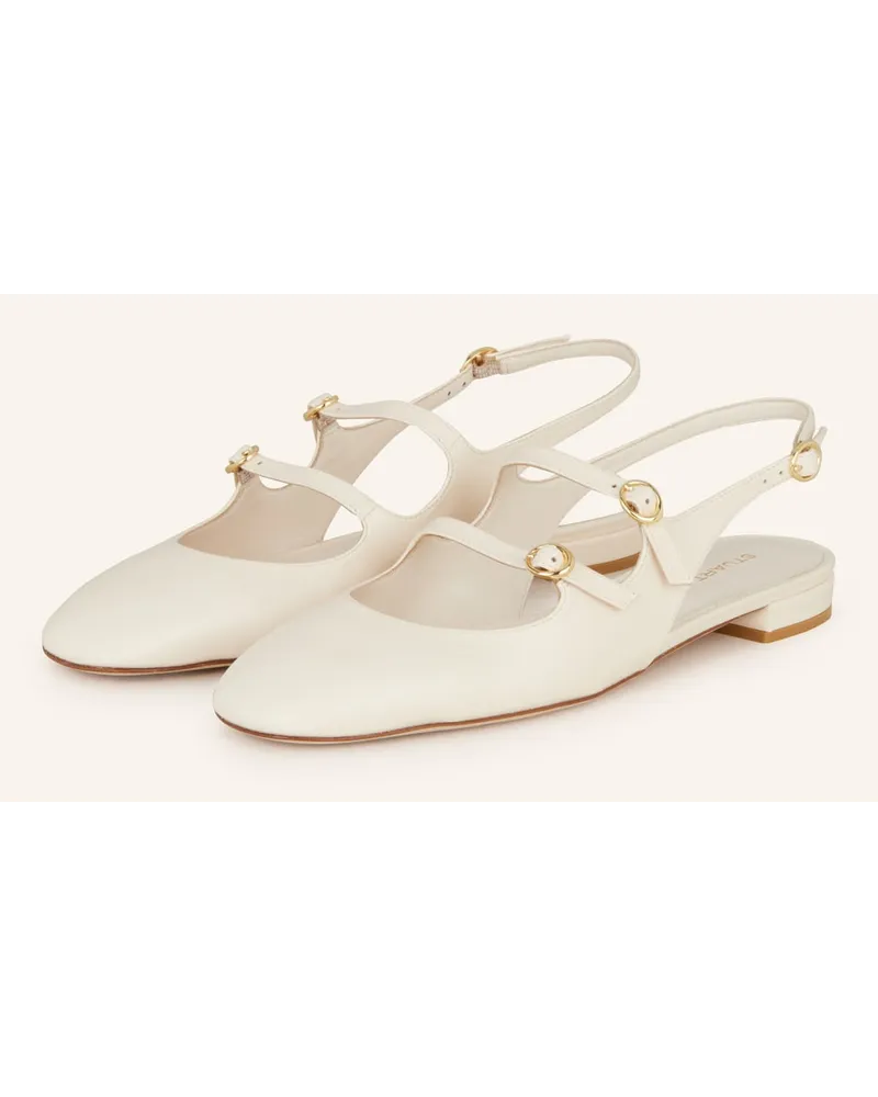 Stuart Weitzman Slingballerinas BENNI MJ - CREME Beige