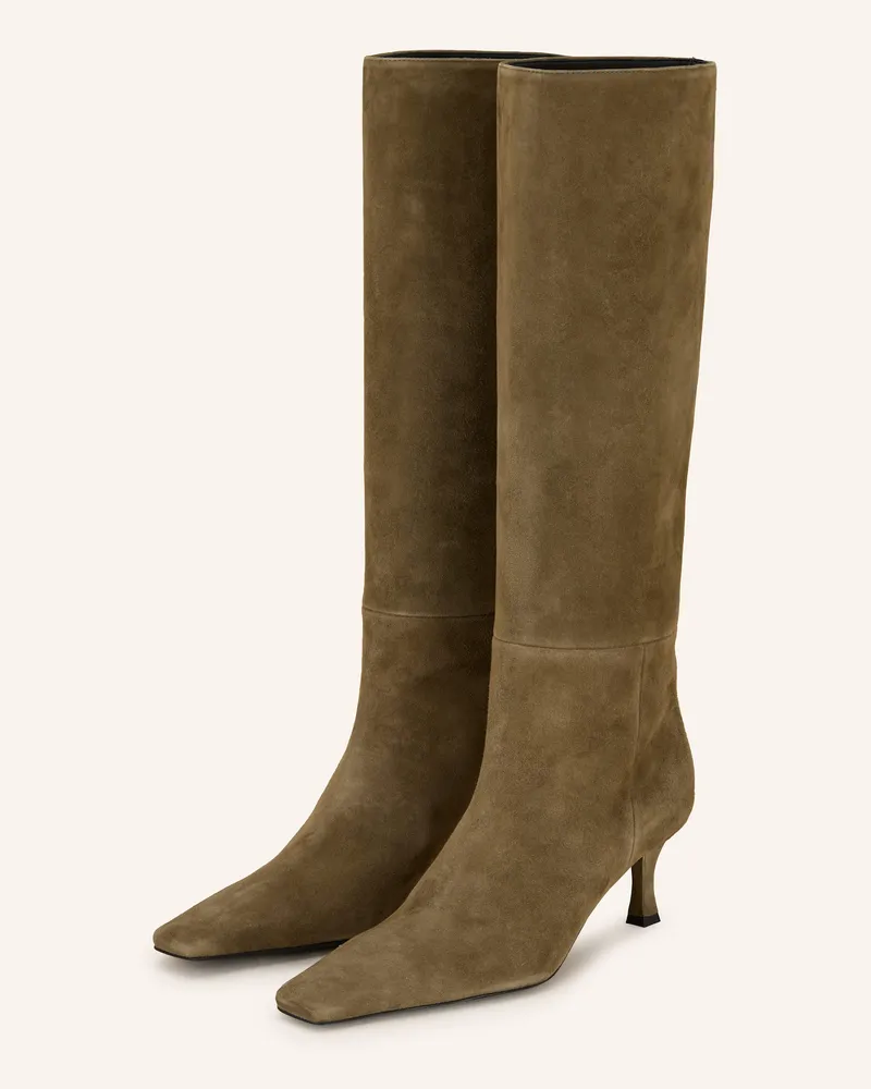 Proenza Schouler Stiefel Trap gruen Oliv