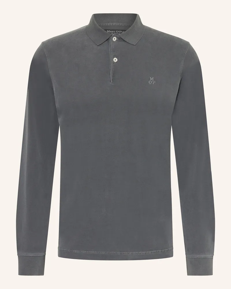Marc O'Polo Jersey-Poloshirt Dunkelgrau