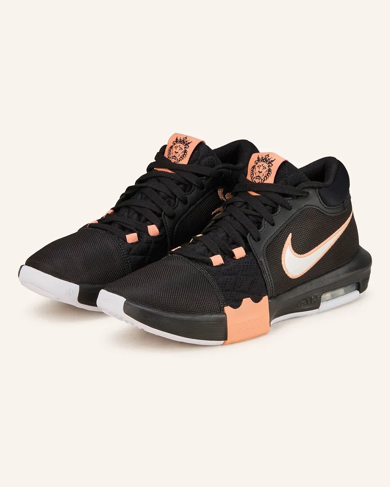 Nike Basketballschuhe Lebron Witness Viii schwarz Schwarz