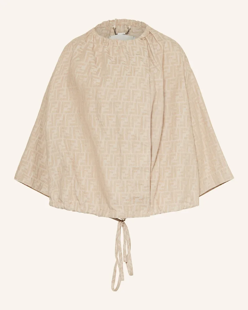 Fendi Jacke beige Hellbraun