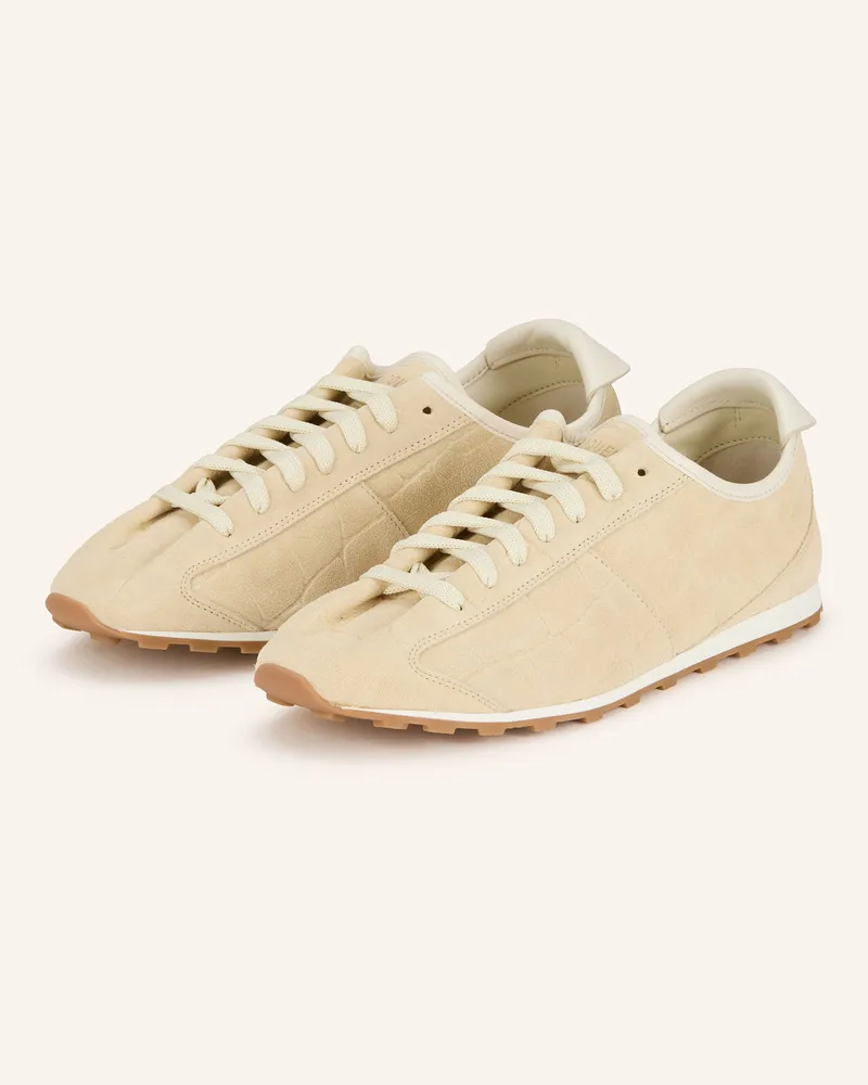 Jacquemus Sneaker Les Tennis weiss Creme
