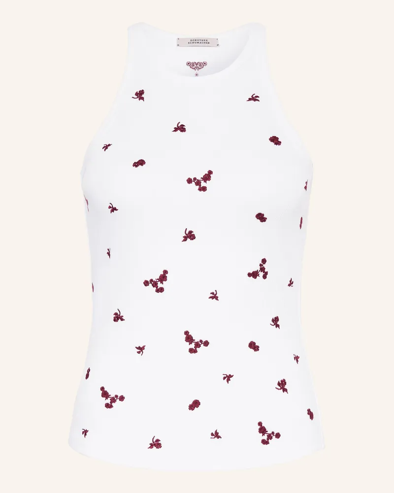 Dorothee Schumacher Top Ribbed Seduction weiss Weiss