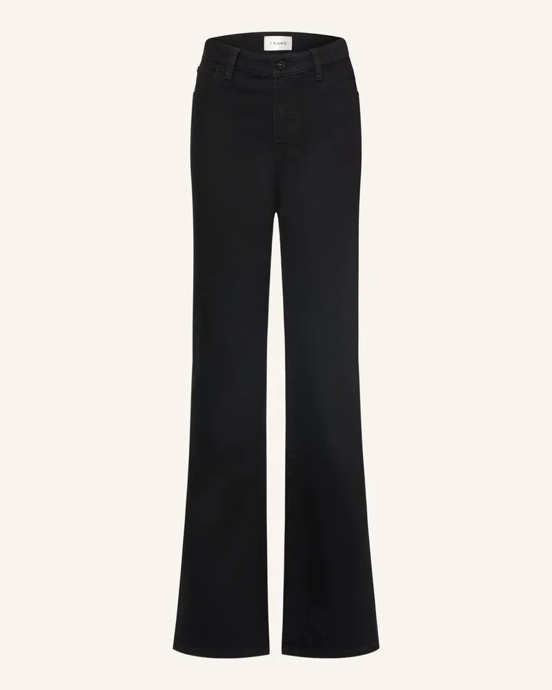 Frame Denim Bootcut Jeans The Arrow schwarz Blk