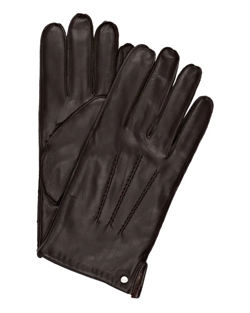 JOOP! Lederhandschuhe braun Braun