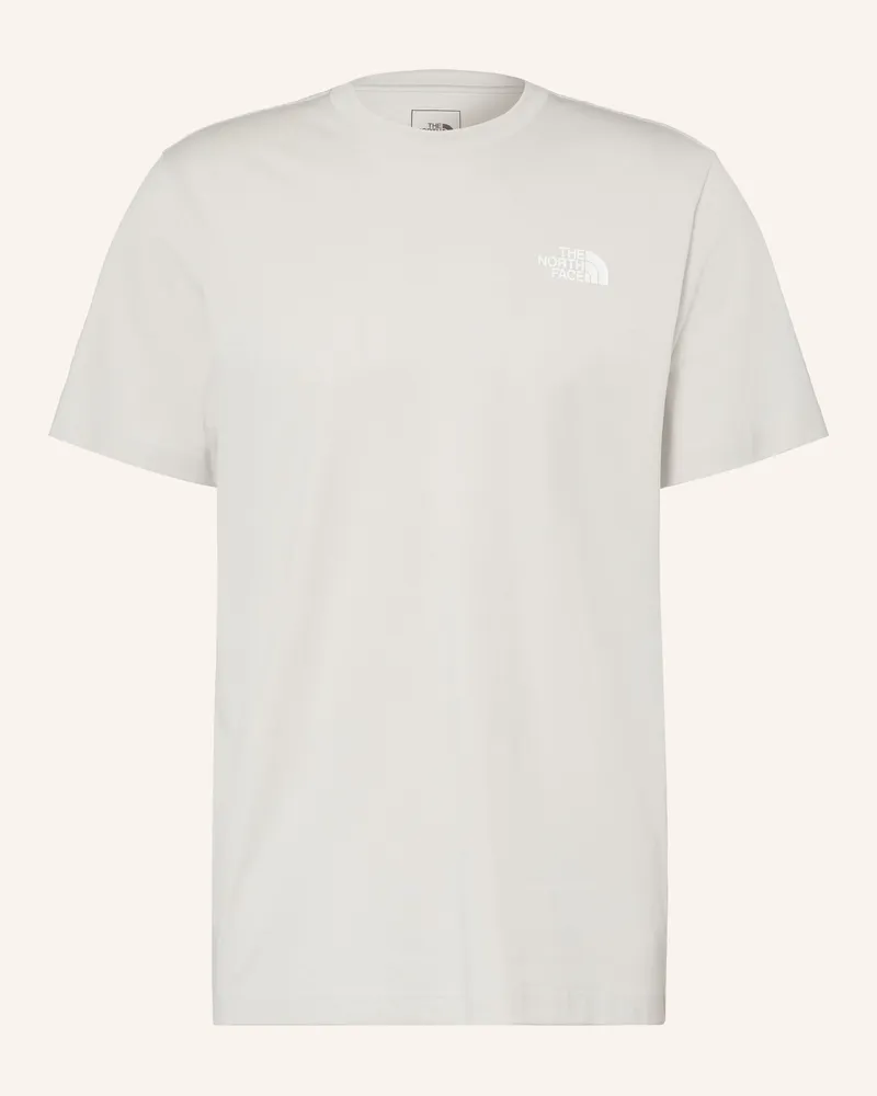 The North Face T-Shirt Evolution Box weiss Hellgrau