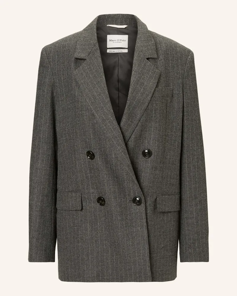 Marc O'Polo Nadelstreifenblazer Dunkelgrau