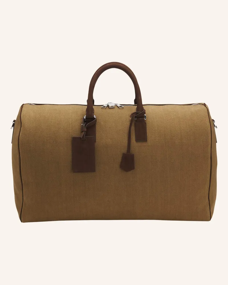 HUGO BOSS Reisetasche AXTON HOLDALL_C_DB Hellbraun