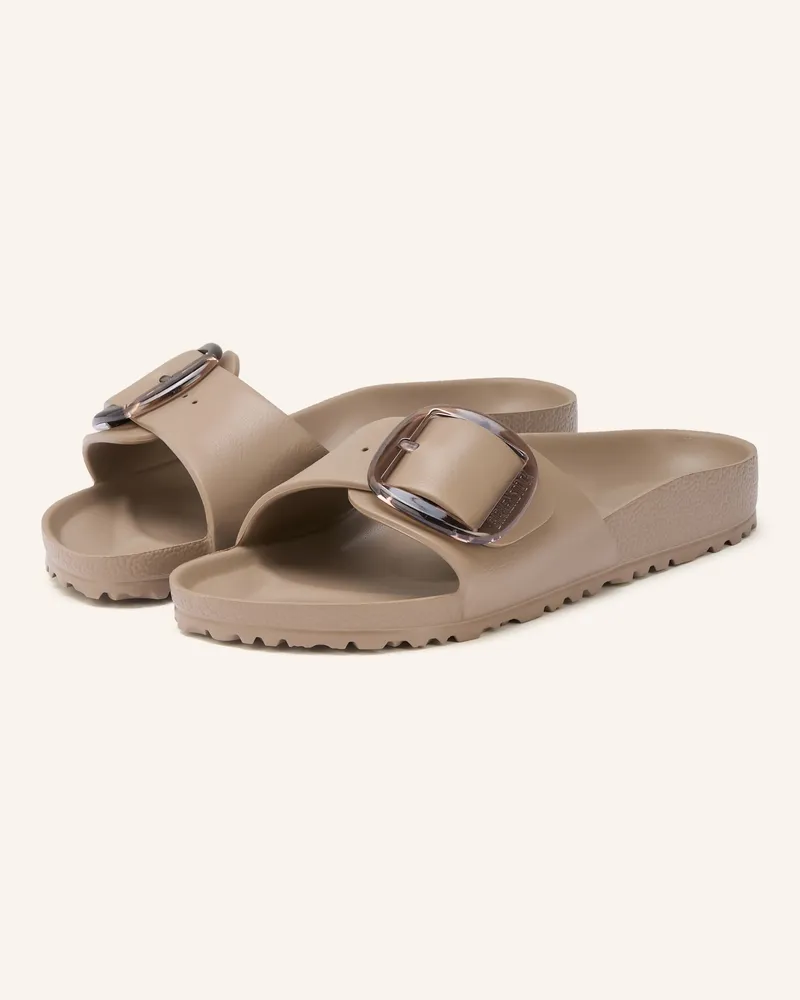 Birkenstock Pantoletten Madrid Big Buckle Eva beige Taupe