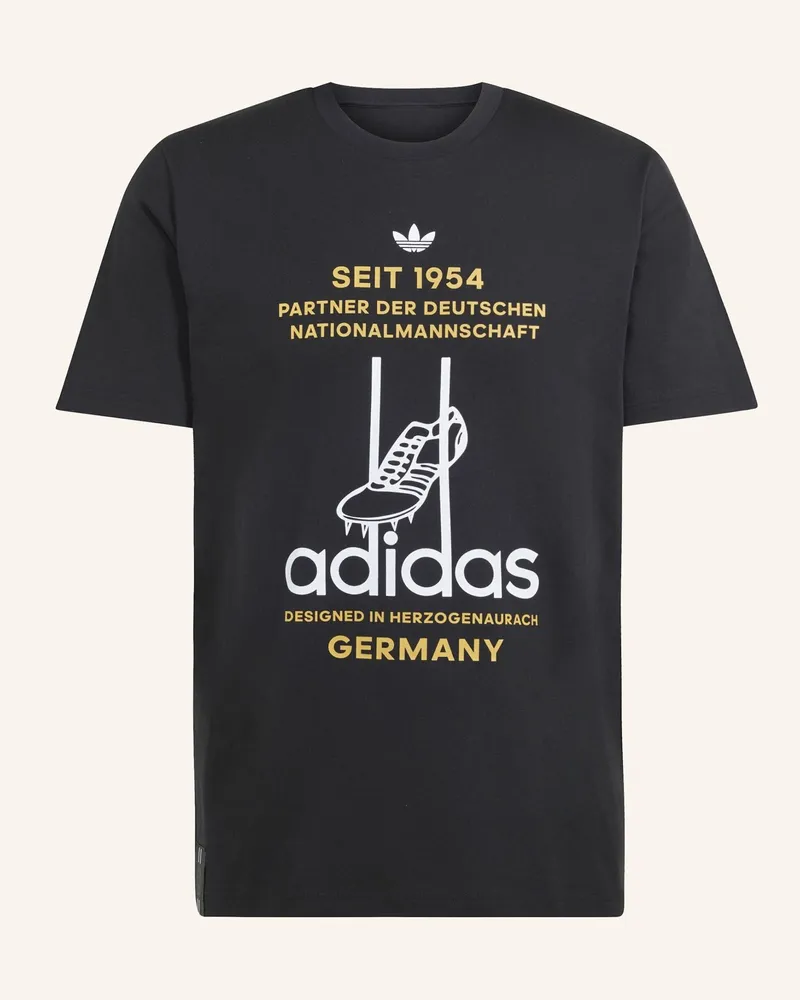 adidas Deutschland 26 Ausweich-T-Shirt, Grafik schwarz Schwarz