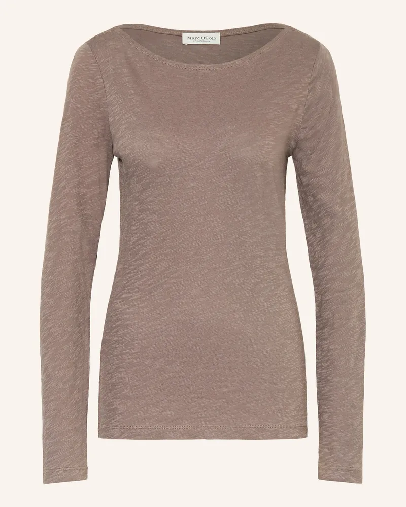 Marc O'Polo Longsleeve braun Taupe
