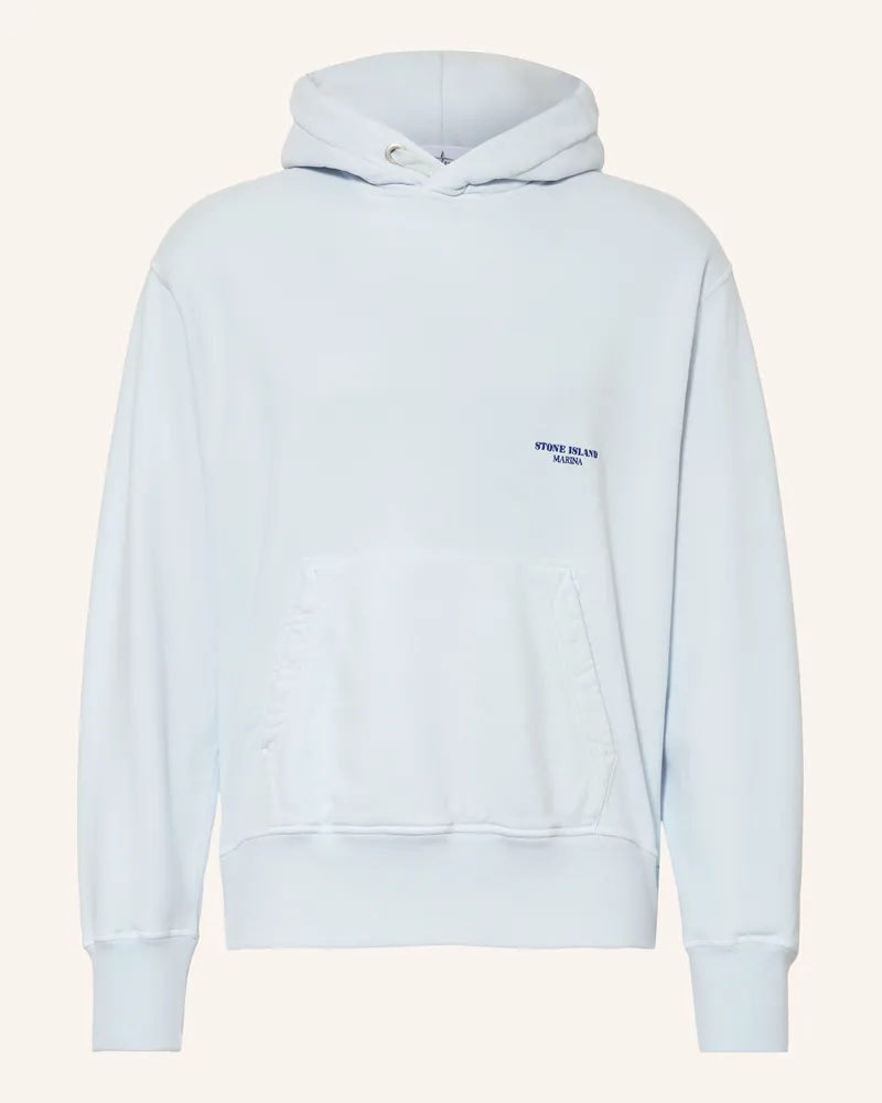 Stone Island Hoodie MARINA Hellblau
