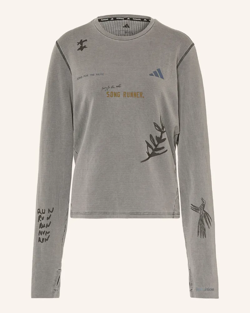 adidas Longsleeve schwarz Grau