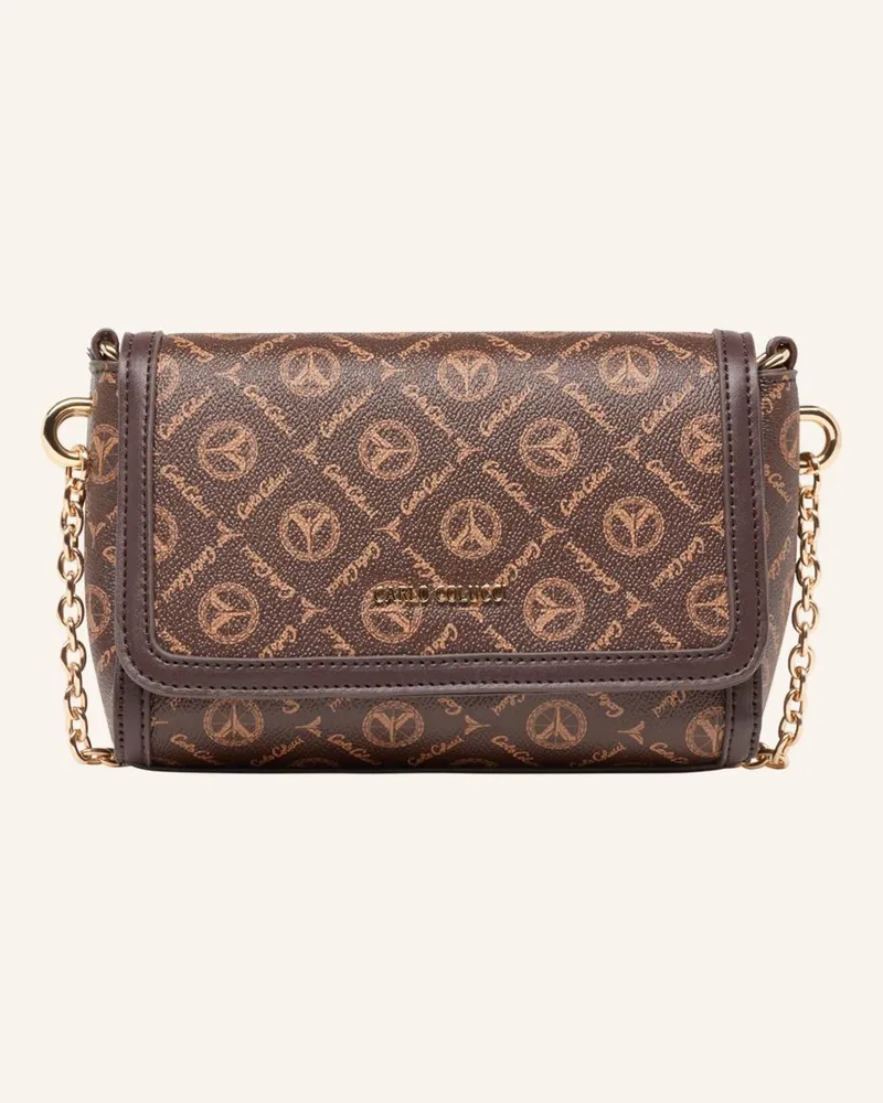 Carlo Colucci Schultertasche Delia braun Braun