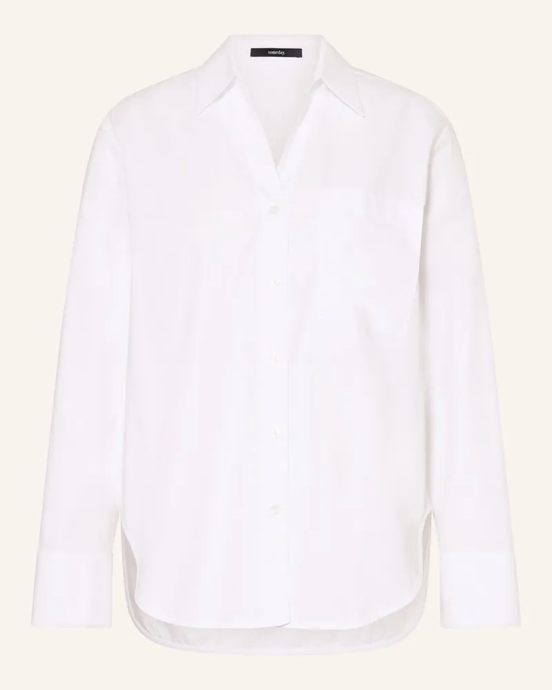 someday. Hemdbluse Zamily weiss Weiss