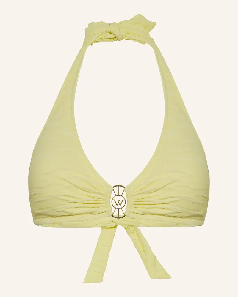 watercult Neckholder-Bikini-Top TIDAL RADIANCE Hellgelb