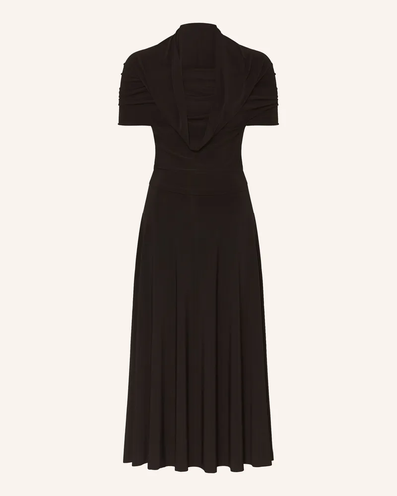 Norma Kamali Jerseykleid Schwarz