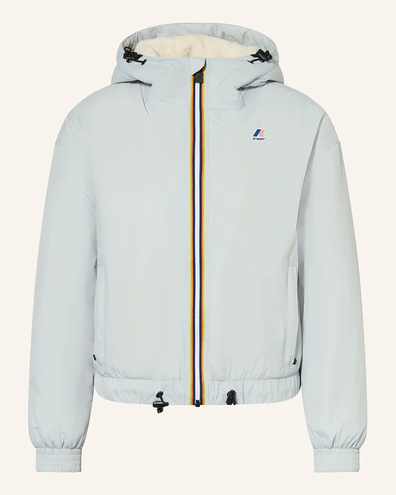 K-Way Blouson Albine blau Hellgrau