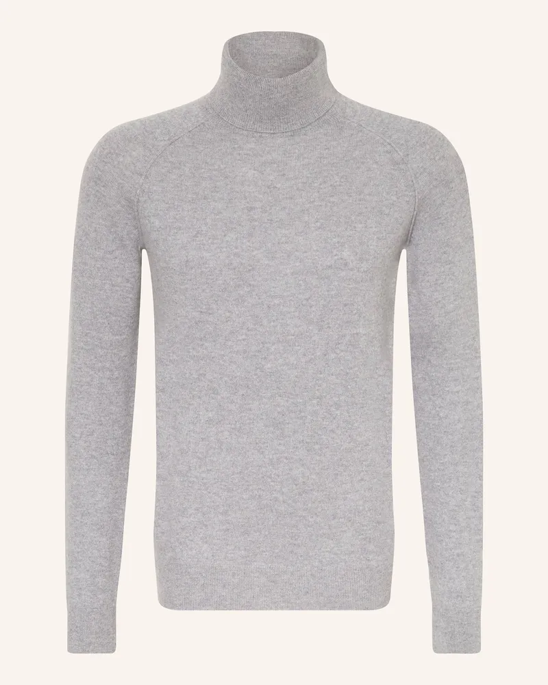 paul Rollkragenpullover aus Cashmere Hellgrau