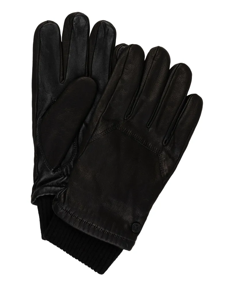 Canada Goose Lederhandschuhe Schwarz