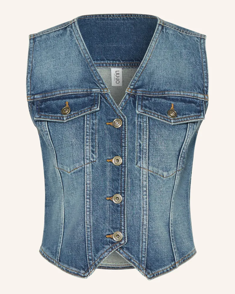 Liu Jo Jeansweste blau Blau