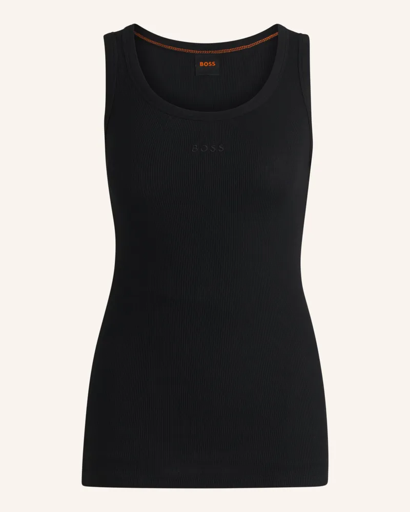 HUGO BOSS Casual Top C_EMATITE Slim Fit Schwarz