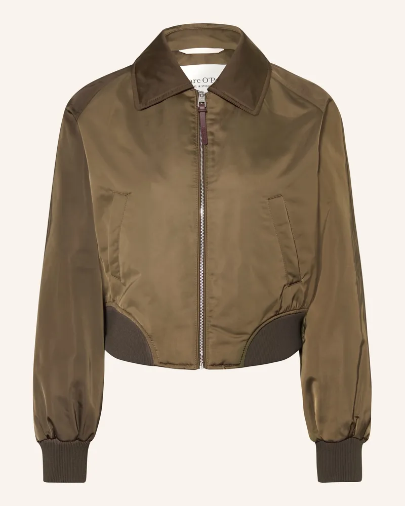 Marc O'Polo Blouson gruen Dunkelbraun