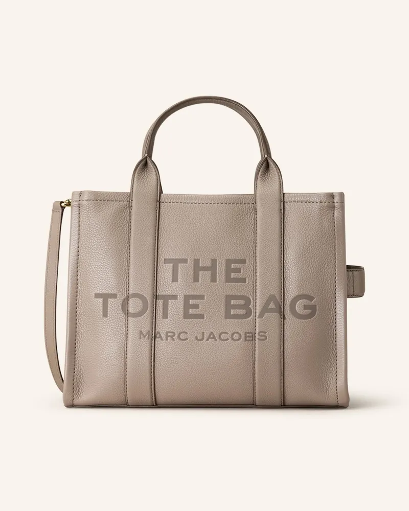 Marc Jacobs Shopper THE MEDIUM TOTE BAG LEATHER Taupe