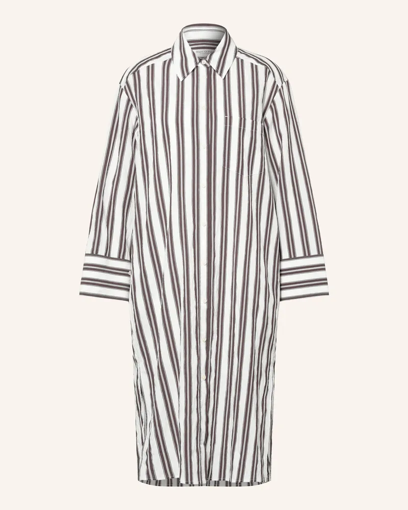 Marc O'Polo Hemdblusenkleid weiss Weiss