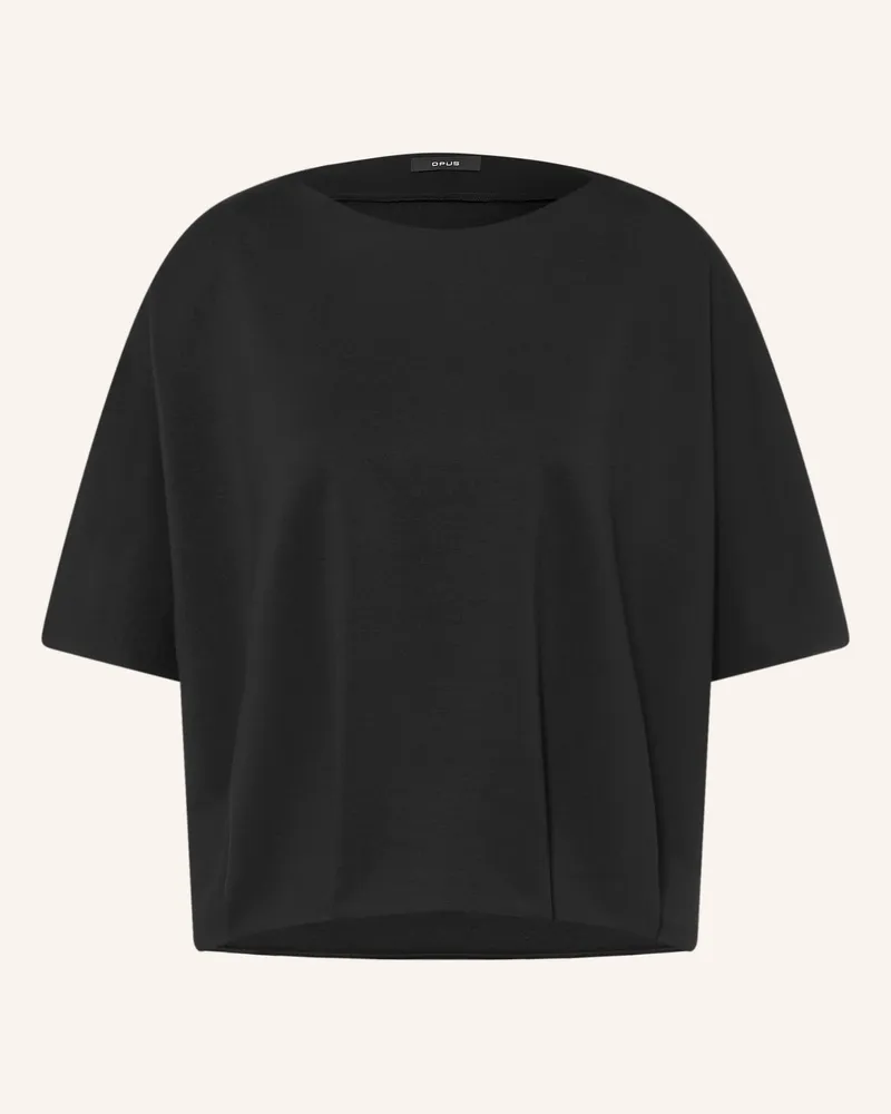 OPUS Blusenshirt Ginne schwarz Schwarz