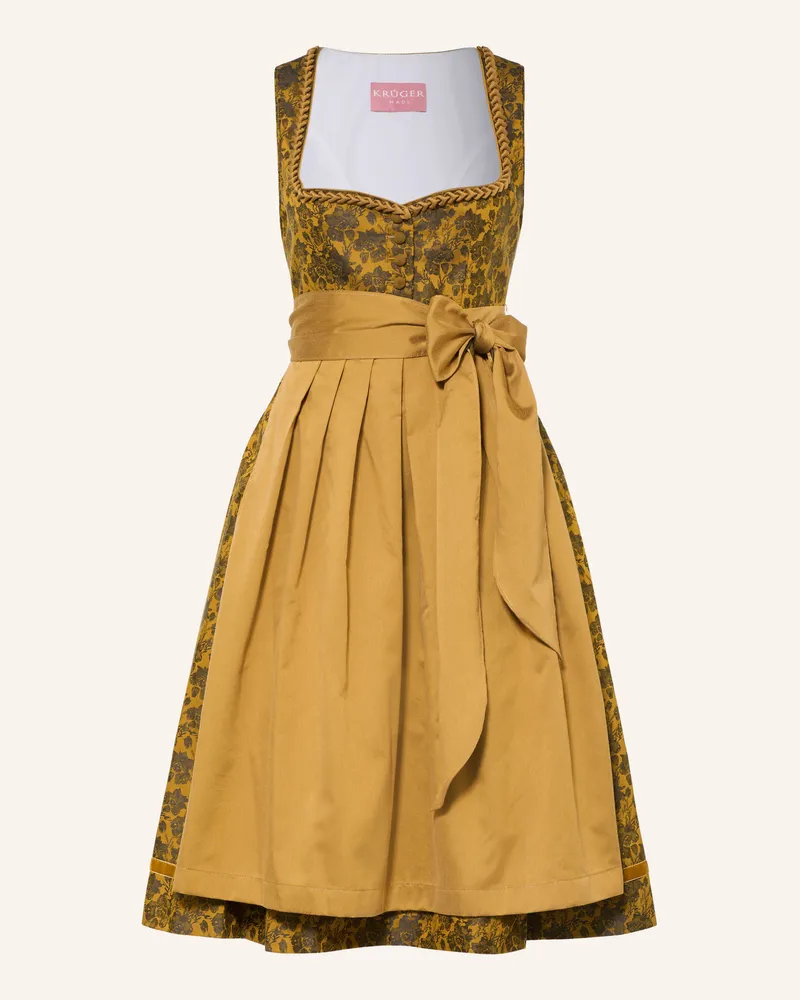 Krüger Dirndl Olesya gelb Dunkelgelb