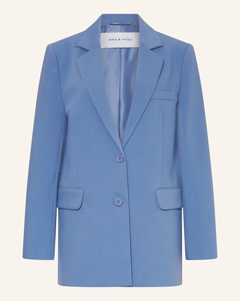 Mrs & HUGS Longblazer Blau