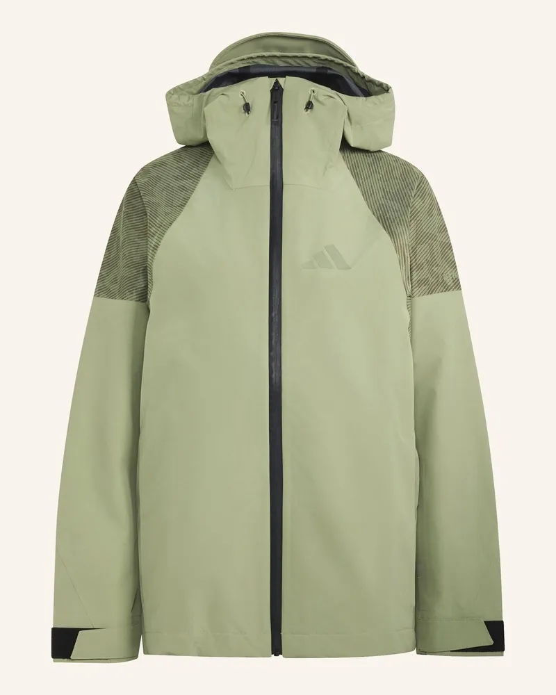 adidas Terrex Xperior Hybrid Jacke, Primeknit, Climaproof+ gruen Grün