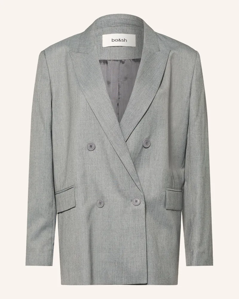 ba&sh Oversized-Blazer Claro grau Grau