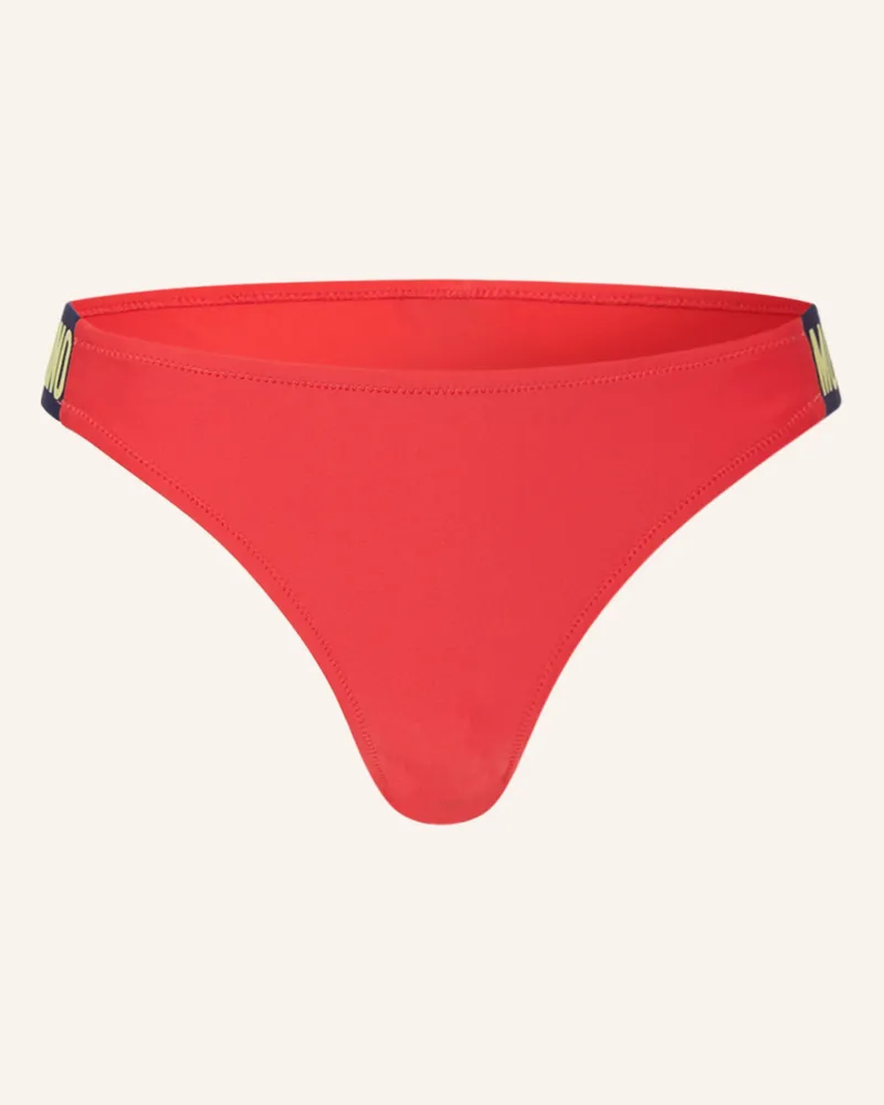Moschino Basic-Bikini-Hose Rot
