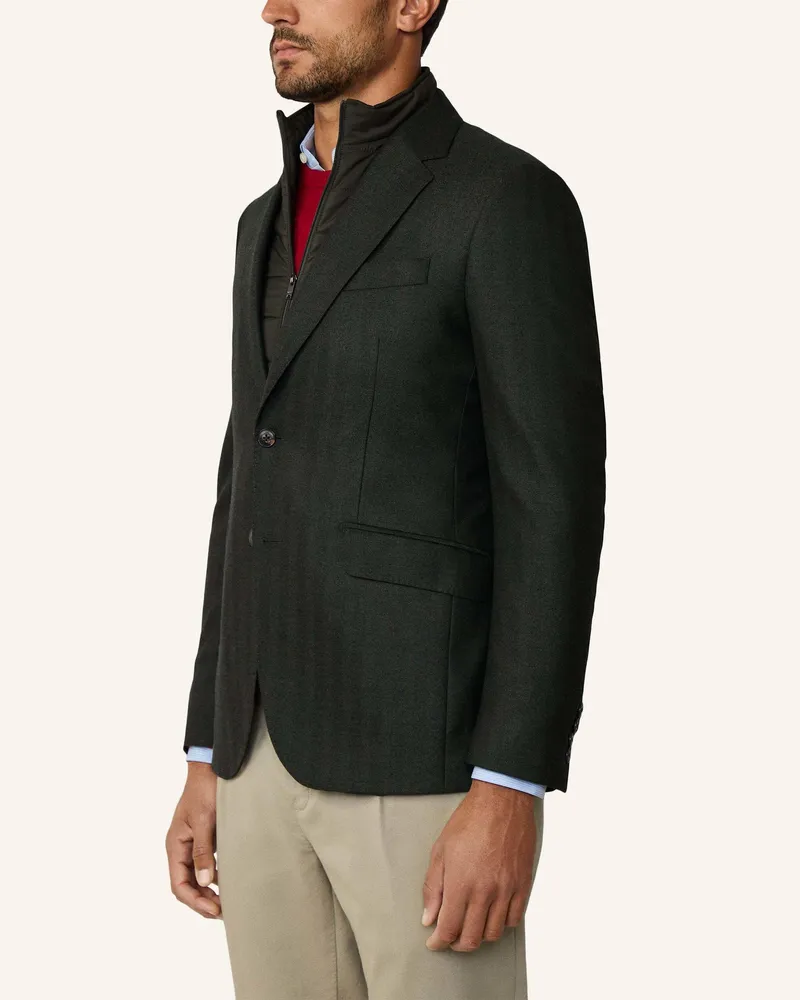 Hackett Blazer FLAN HBONE BIB Grün