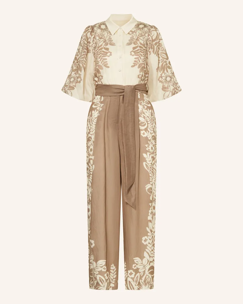Phase Eight Jumpsuit LILJA mit 3/4-Arm Beige