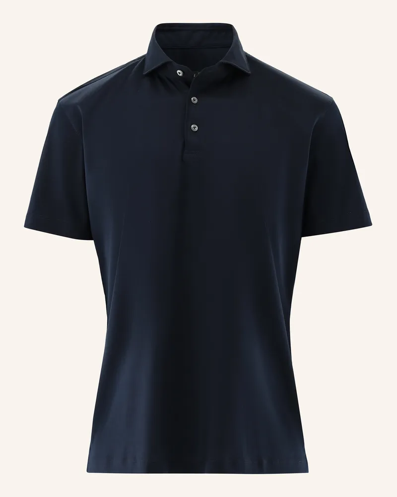 van Laack Hemd Polo Dunkelblau