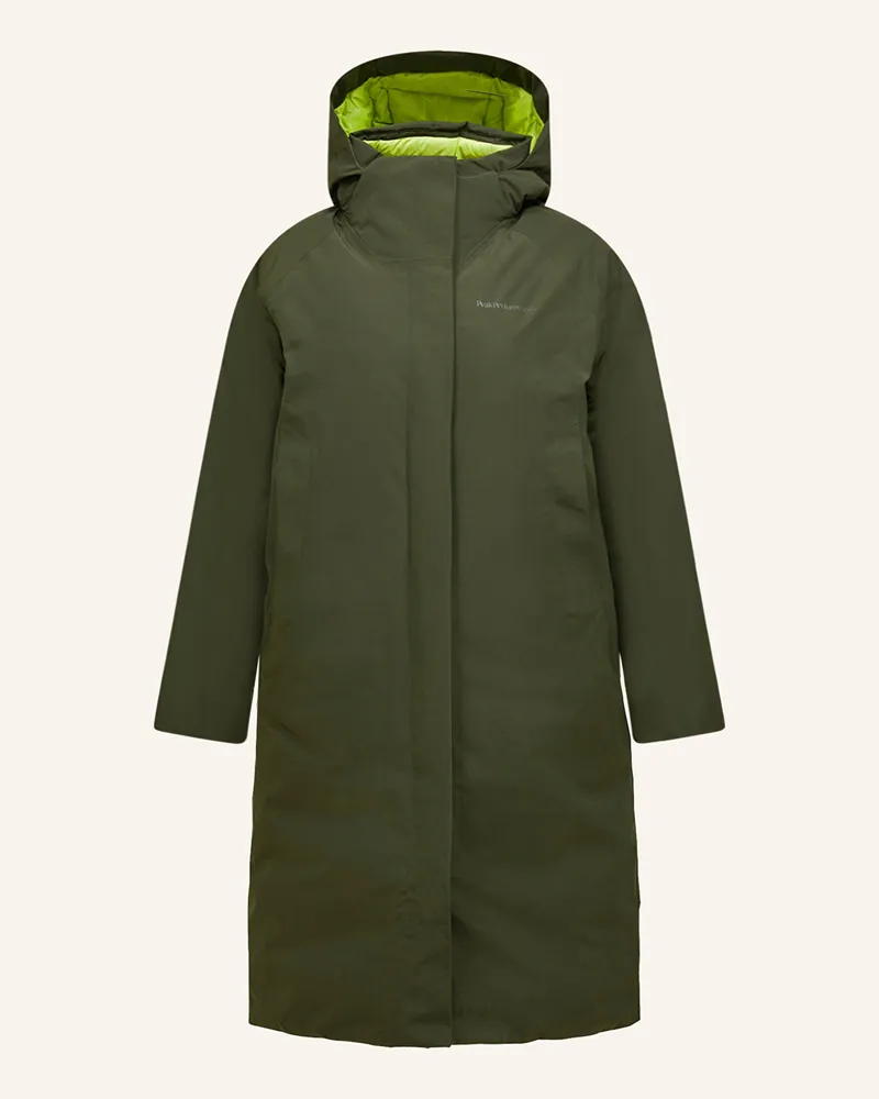 Peak Performance Daunenmantel TREELINE Dunkelgrün