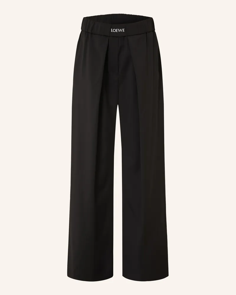 Loewe Marlenehose schwarz Schwarz