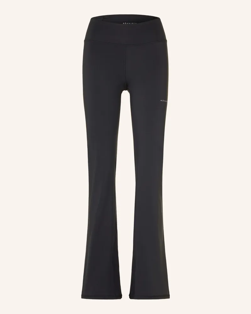 Röhnisch Tights Thermaflow Flare High Waist schwarz Schwarz