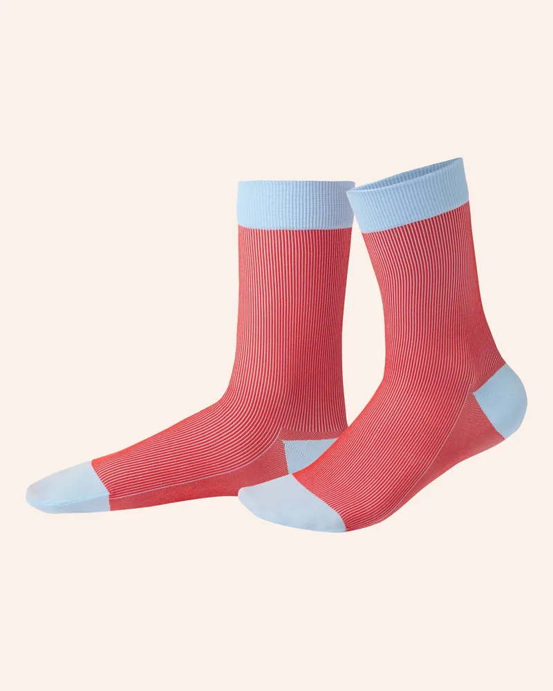 ITEM m6 Socken Sneaker Striped rot Rosa